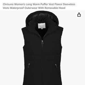 Women’s Long Puffer Vest